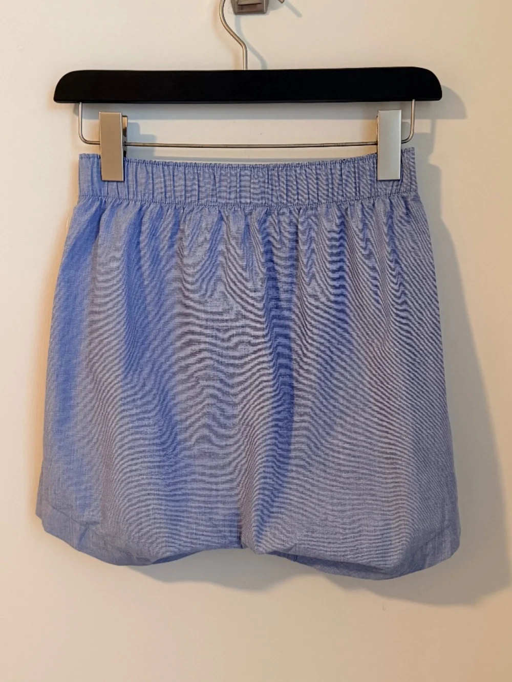 NWT J.Crew Men’s Cotton Blue chambray (Bold Peri)  Boxers SZ XS